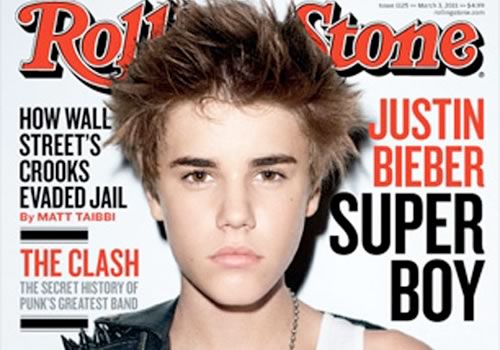 Lady Gaga Rolling Stone Poster. Justin Bieber Rolling Stones